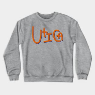 Utica graffiti Crewneck Sweatshirt